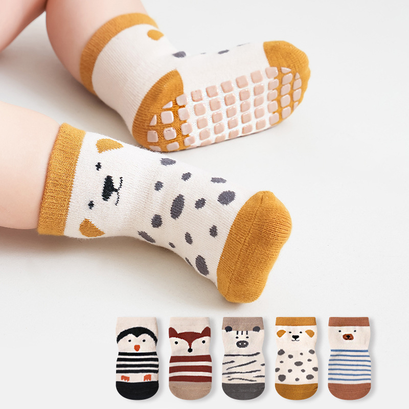 Unisex Baby Socks Non Slip - Moda Bebek Kat Çorap Sevimli Hayvan