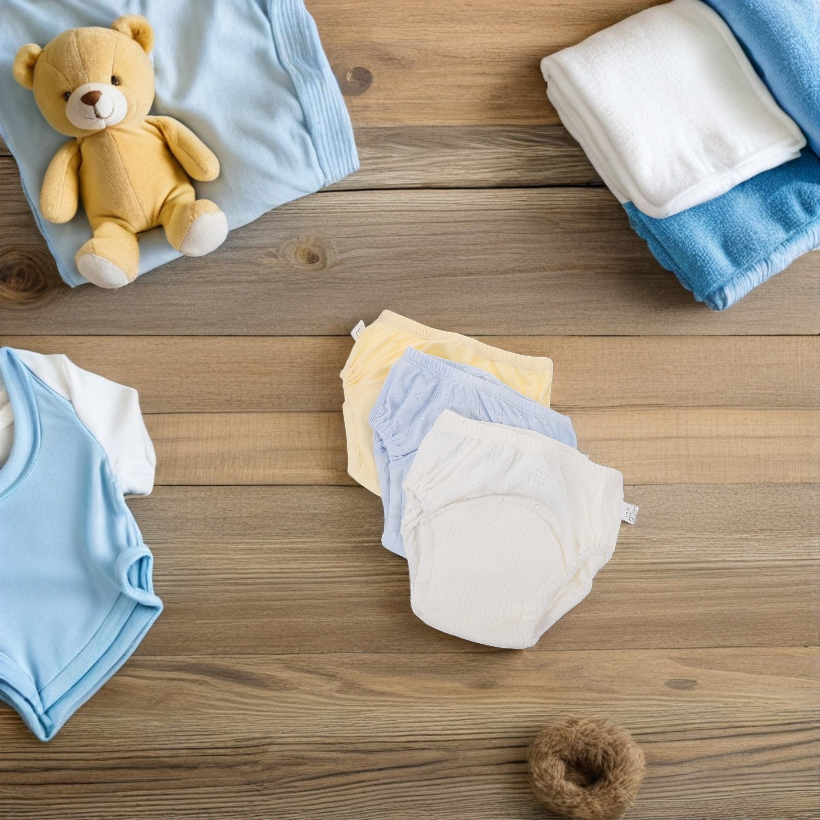 Toddler Training Pants Leak Proof - 3 adet Bebek Tuvalet Eğitim İç