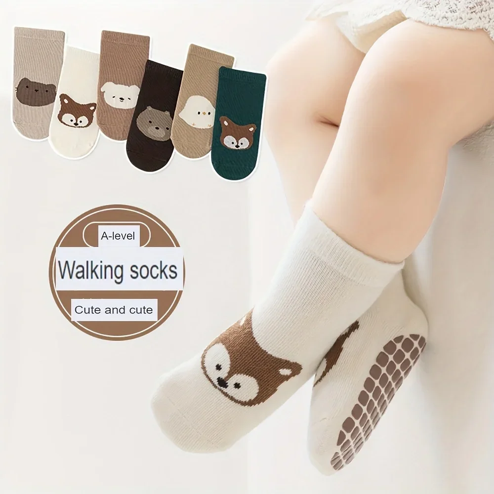 6 Çift Sonbahar ve Kışlık, Gen - Unisex Baby Socks Non Slip incelemesi ve fiyatı