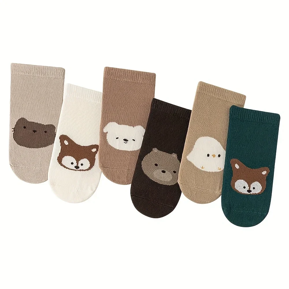 6 Çift Sonbahar ve Kışlık, Gen - Unisex Baby Socks Non Slip incelemesi ve fiyatı