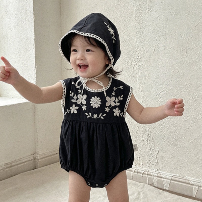ZOETOPKID Yaz Yürümeye Başlaya - Baby Summer Linen Sleeveless Jumpsuit incelemesi ve fiyatı