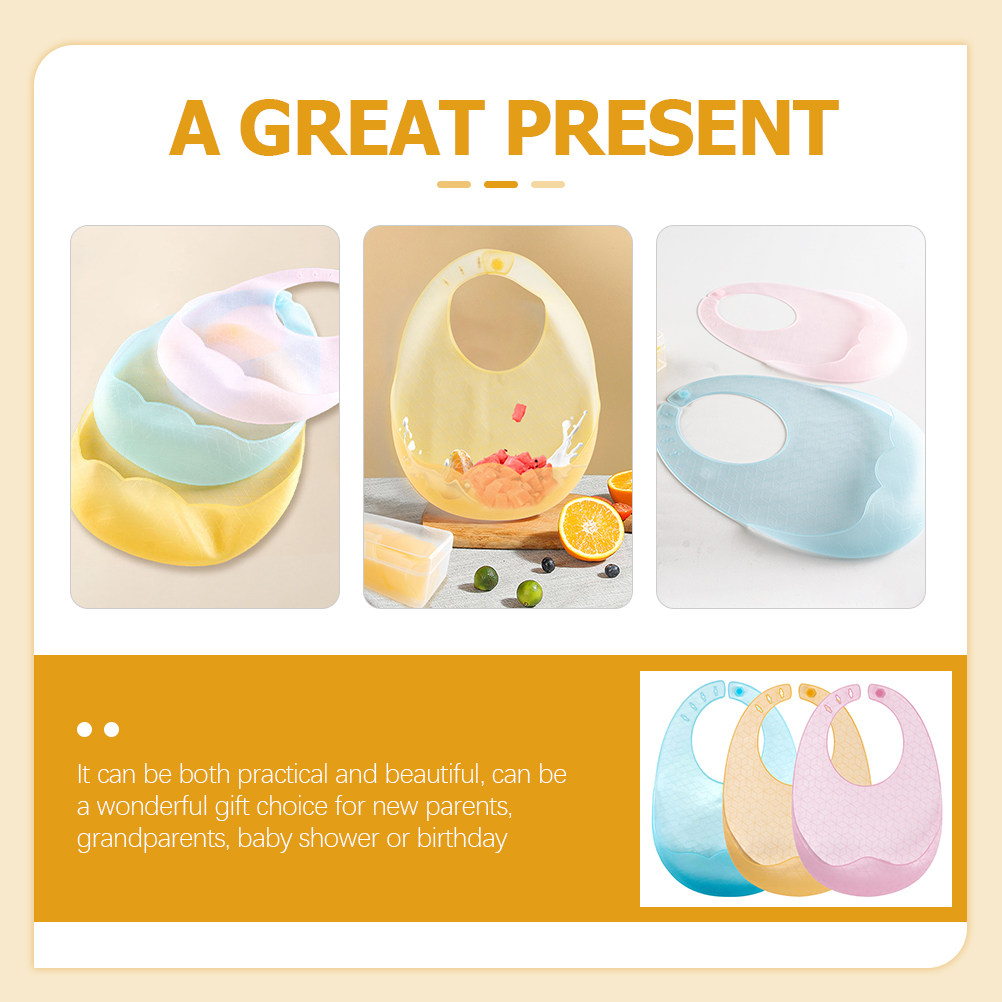 3 adet Silikon Bebek Önlüğü –  - Waterproof Baby Bibs Silicone incelemesi ve fiyatı