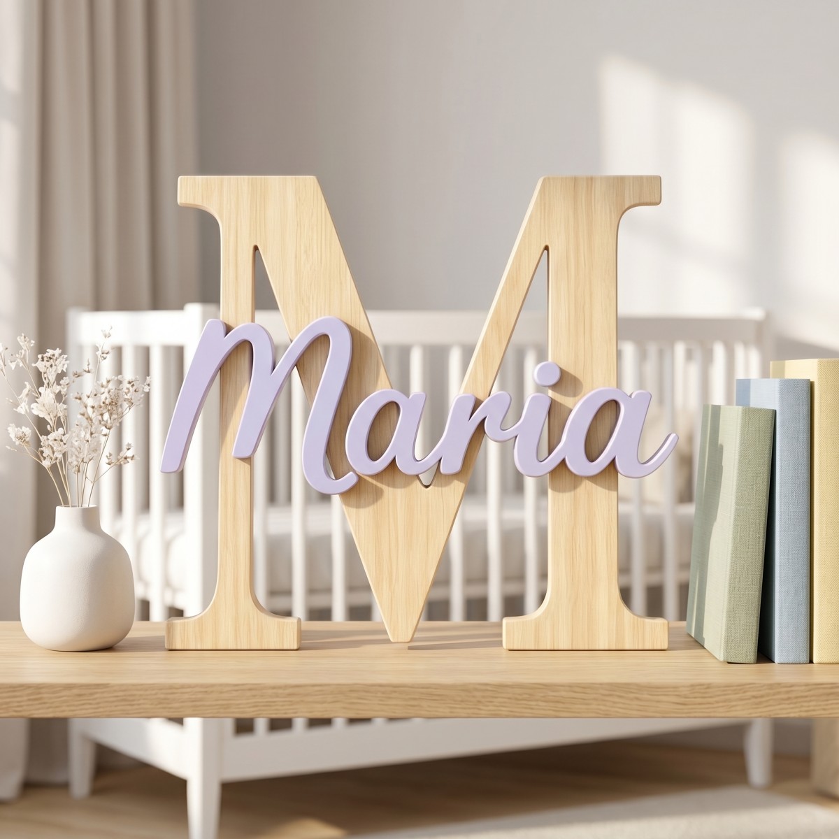 1 Adet Özel Minimalist Ahşap İ - Nursery incelemesi ve fiyatı